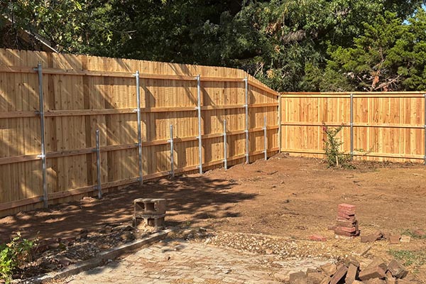 Professional Residential Wooden Fence Installation