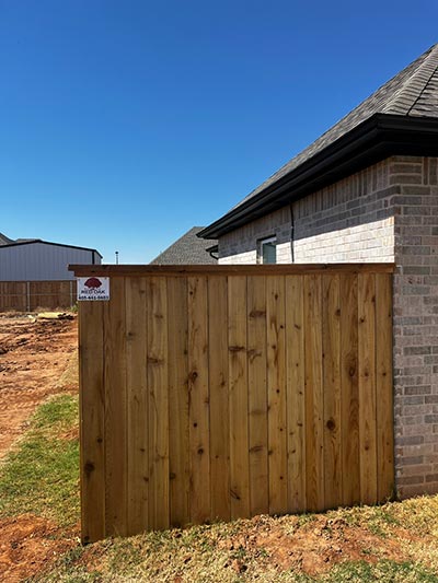 Sturdy Wooden Privacy Fence