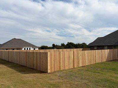 Classic Vertical Wooden Fence
