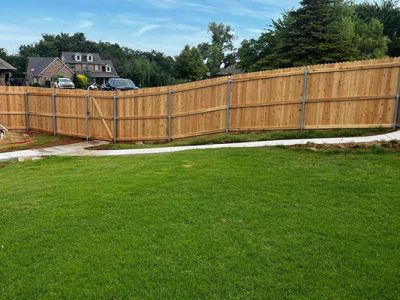 Custom Built Privacy Wood Fence
