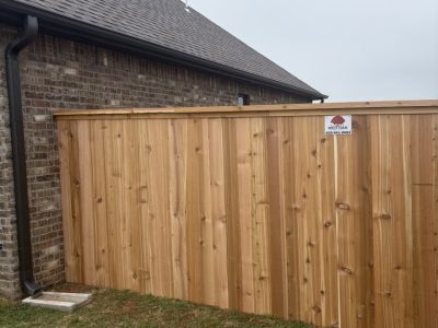 New Residential Fence Installation 1