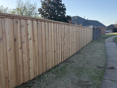 New Residential Wood Fence 1