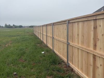 New Wood Fencing