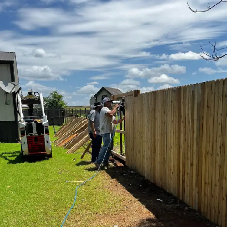 wood fence installation (1) 1